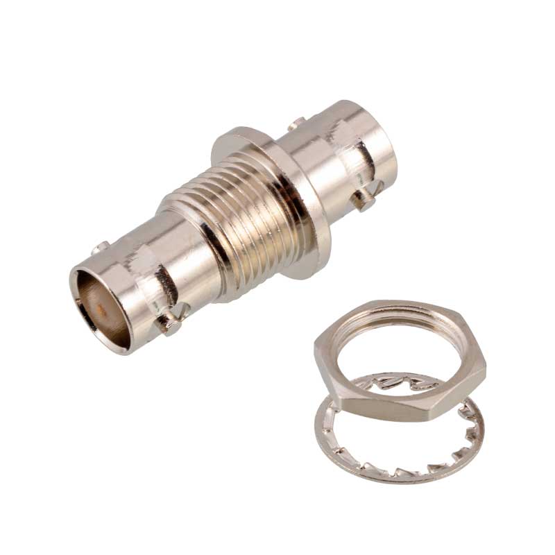 BNC Female to BNC Female Straight Panel Mount Adapter‌